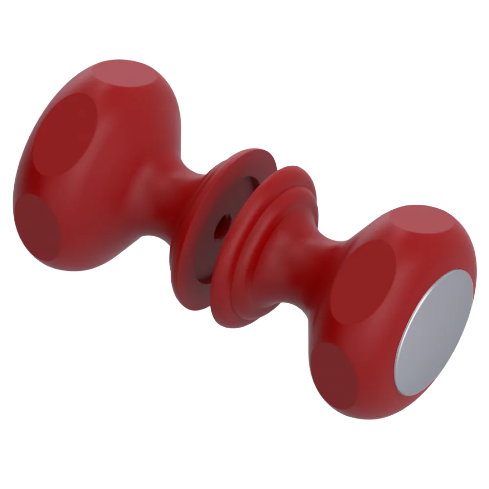 Rubinet Shower Door Knob (set) Maroon