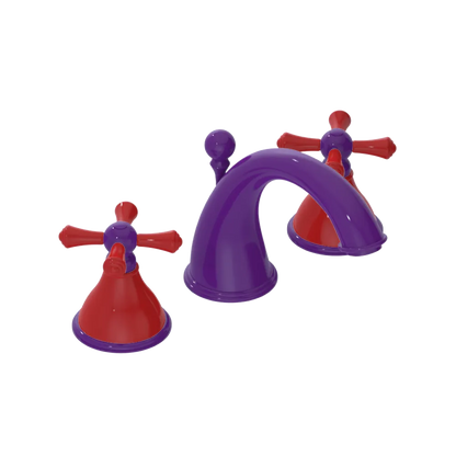 Rubinet Widespread Lav. Set. (less drain) Purple Haze