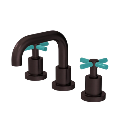 Rubinet Widespread Lav. Set. (less drain) Oil Rubbed Bronze