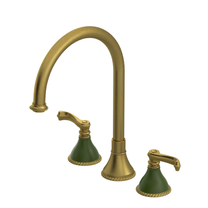 Rubinet Widespread Kitchen Set Antique Brass Matt