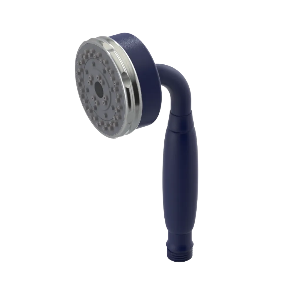 Rubinet 3 Function Hand Held Shower Only Midnight Blue