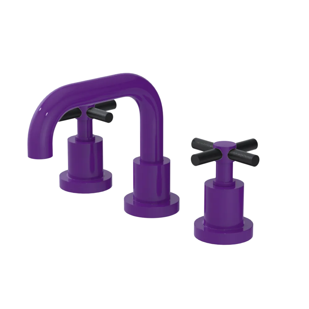 Rubinet Widespread Lav. Set. (less drain) Purple Haze