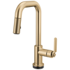 Brizo Smarttouch Pull Down Prep Faucet With Square Spout Industrial Handle