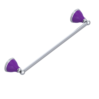 Rubinet Towel Bar 18" Satin Chrome