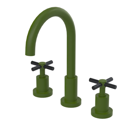 Rubinet Widespread Kitchen Set with LaSalle Spout Green Envy