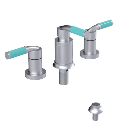Rubinet Bidet Fitting with Spray, Diverter, and Vacuum Breaker (less drain) Satin Chrome