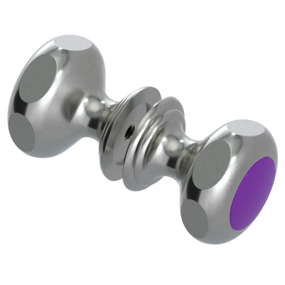 Rubinet Shower Door Knob (set) Satin Nickel