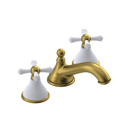 Rubinet Widespread Lav. Set. (less drain) Antique Brass Matt