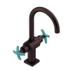 Rubinet Single Hole Dual Handle Lav. Set. (less drain) Oil Rubbed Bronze