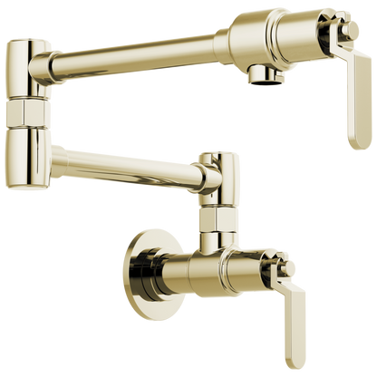 Brizo Wall Mount Pot Filler With Industrial Handle Kit