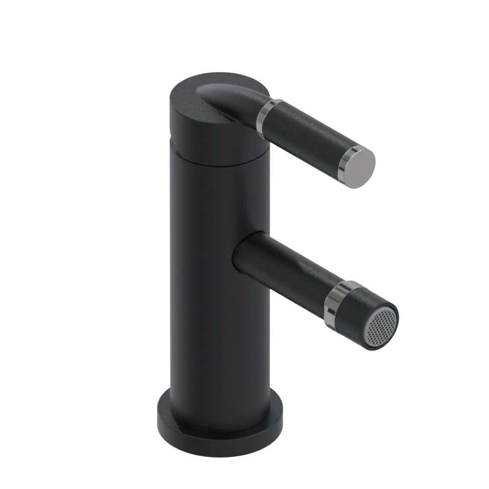 Rubinet Single Control Bidet Fitting (less drain) Matt Black