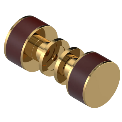 Rubinet Shower Door Knob (set) Gold