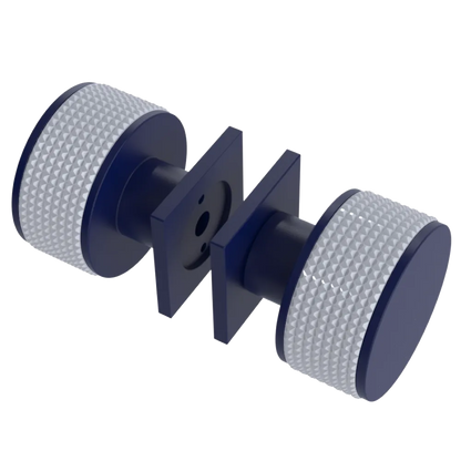 Rubinet Shower Door Knob (set) Midnight Blue