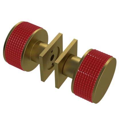 Rubinet Shower Door Knob (set) Antique Brass Matt