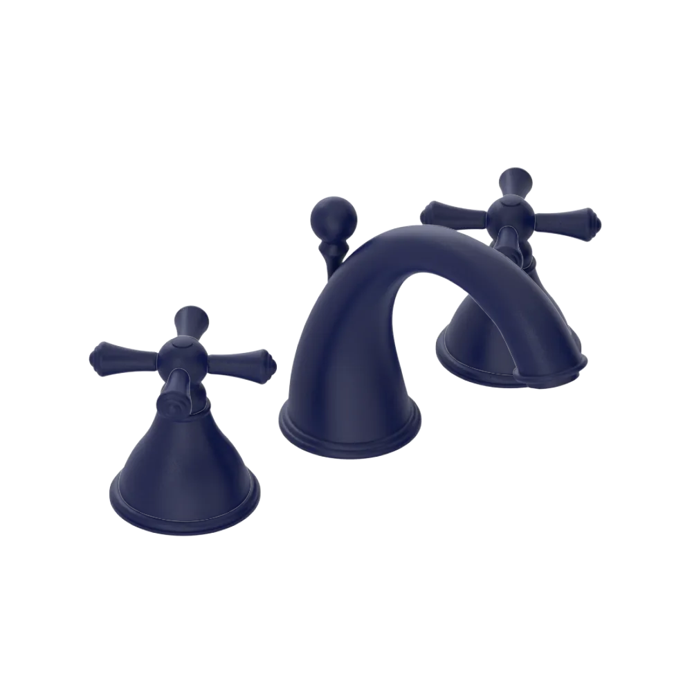 Rubinet Widespread Lav. Set. (less drain) Midnight Blue