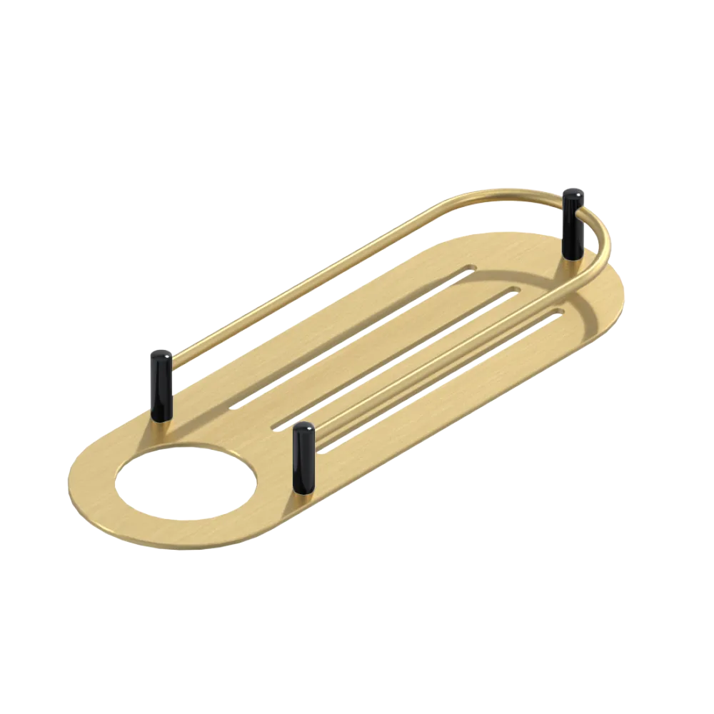 Rubinet Shelf Only Satin Brass