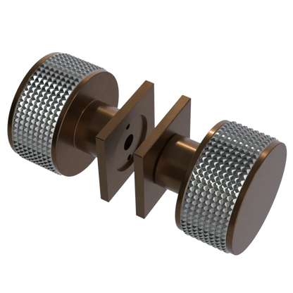 Rubinet Shower Door Knob (set) Tuscan Brass