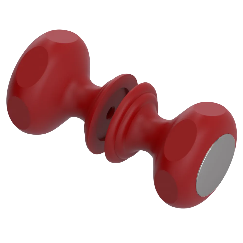 Rubinet Shower Door Knob (set) Maroon