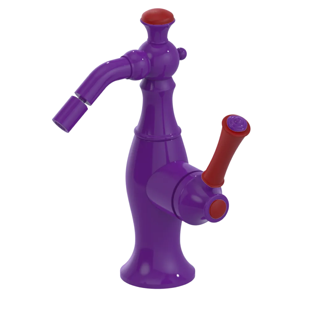 Rubinet Single Control Bidet Fitting (less drain) Purple Haze