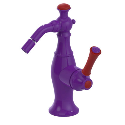 Rubinet Single Control Bidet Fitting (less drain) Purple Haze