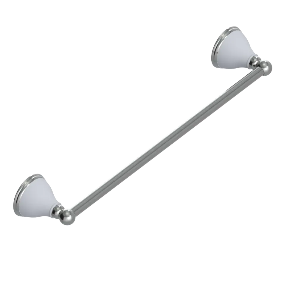 Rubinet Towel Bar 18" Satin Nickel