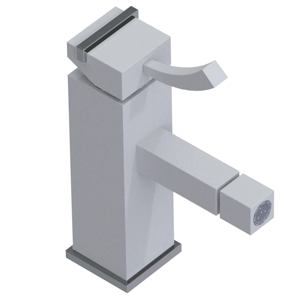 Rubinet Single Control Bidet Fitting (less drain) Matt White