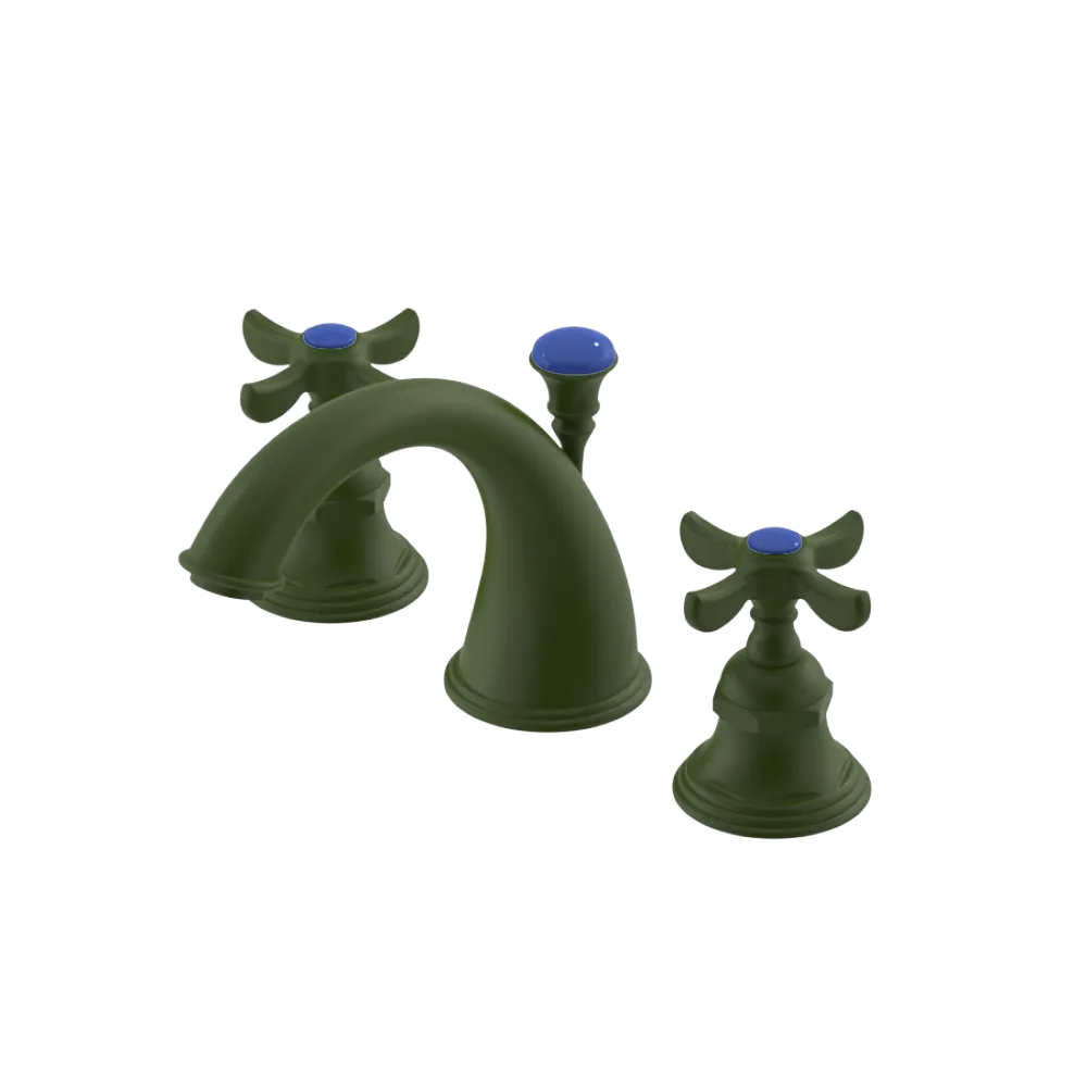 Rubinet Widespread Lav. Set. (less drain) Green Envy