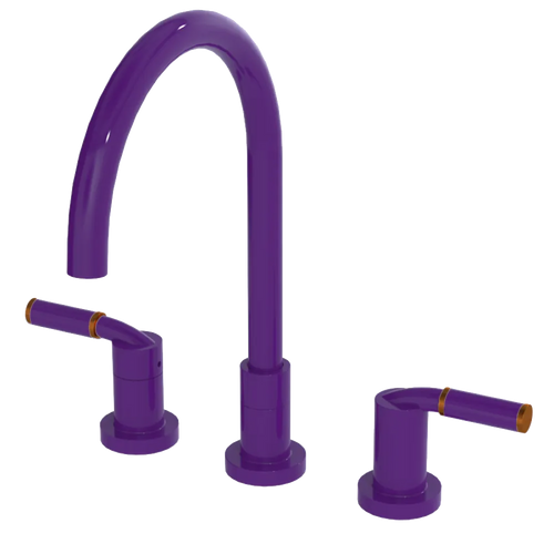 Rubinet Widespread Kitchen Set Purple Haze