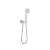 Baril 1-spray anti-limestone hand shower on wall-mounted supply elbow
