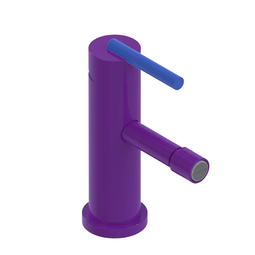 Rubinet Single Control Bidet Fitting (less drain) Purple Haze