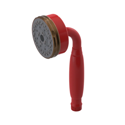 Rubinet 3 Function Hand Held Shower Only Red