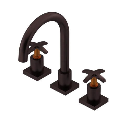 Rubinet Widespread Lav. Set. (less drain) Oil Rubbed Bronze