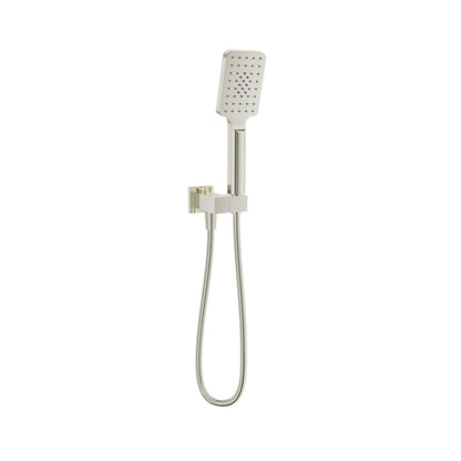 Baril 3-spray anti-limestone hand shower on wall-mounted supply elbow