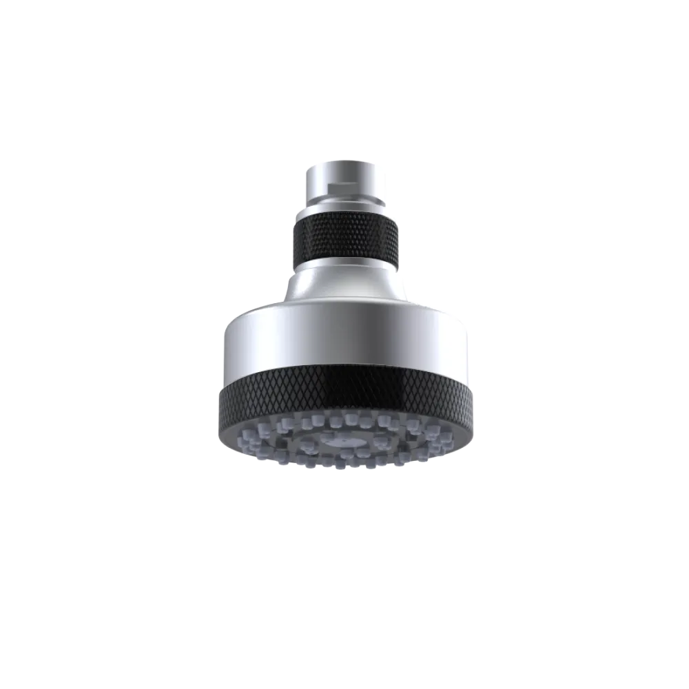 Rubinet 3 FUNCTION SHOWER HEAD Satin Chrome