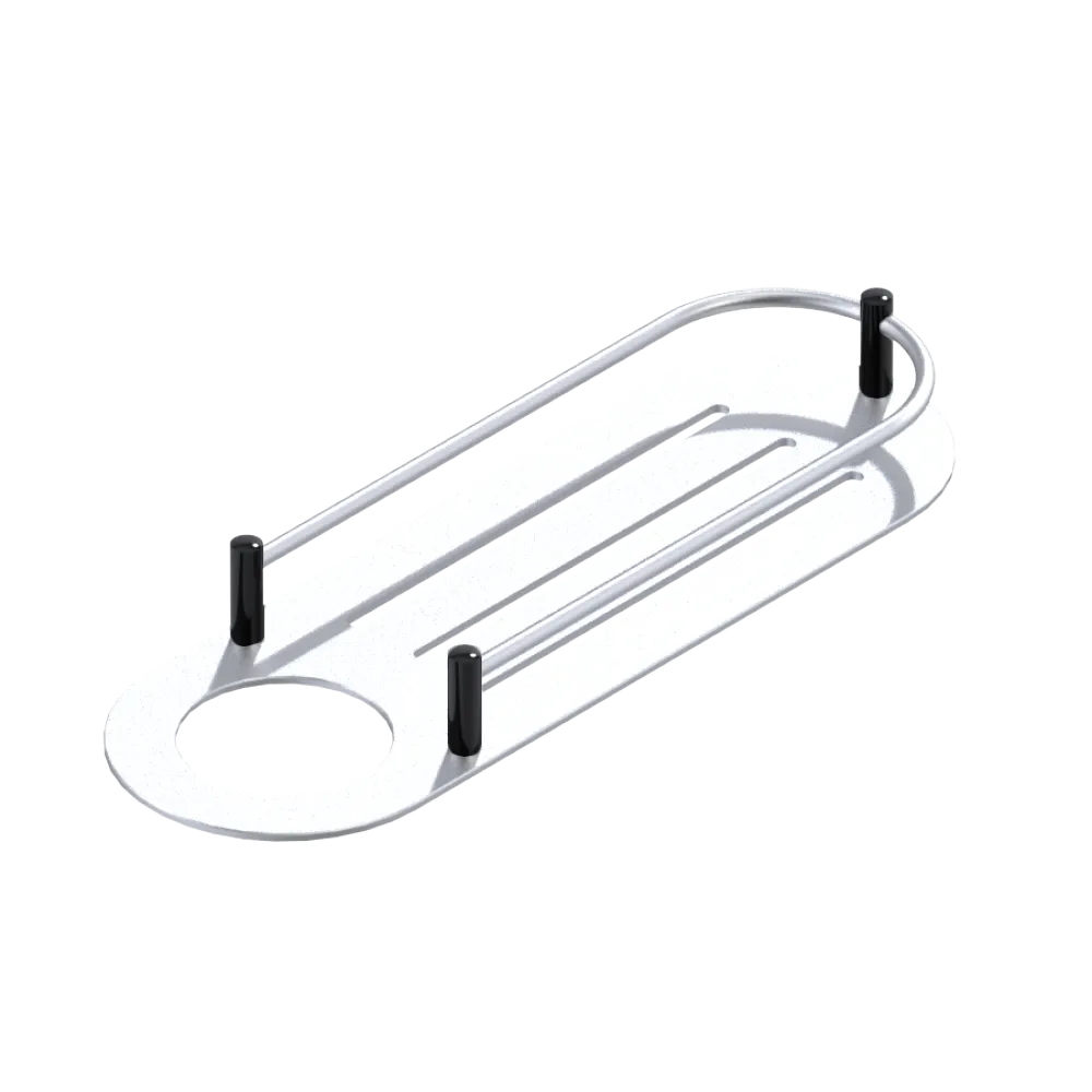 Rubinet Shelf Only Satin Chrome