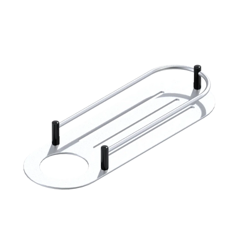 Rubinet Shelf Only Satin Chrome