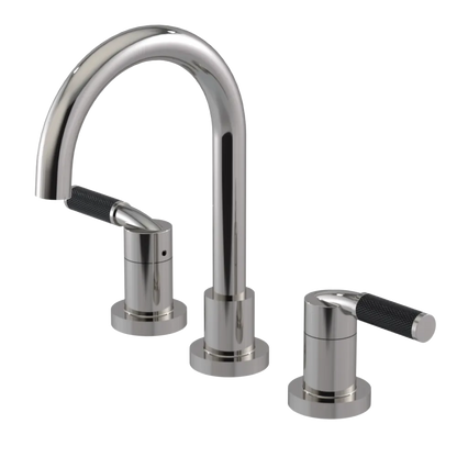Rubinet Widespread Lav. Set. (less drain) Polished Nickel