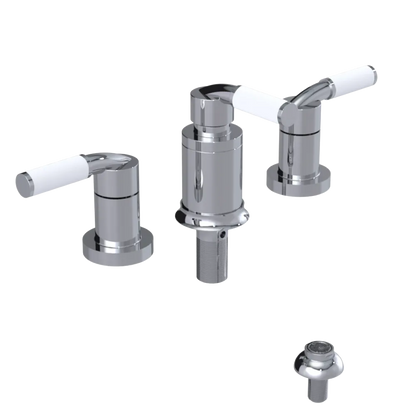 Rubinet Bidet Fitting with Spray, Diverter, and Vacuum Breaker (less drain) Chrome