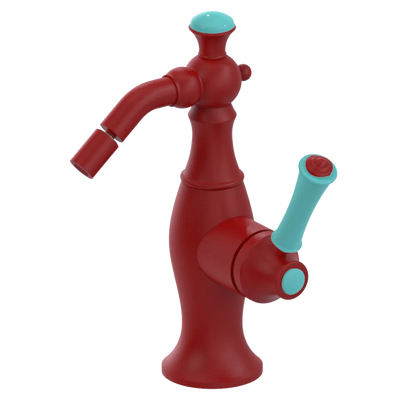 Rubinet Single Control Bidet Fitting (less drain) Maroon