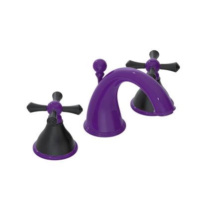 Rubinet Widespread Lav. Set. (less drain) Purple Haze