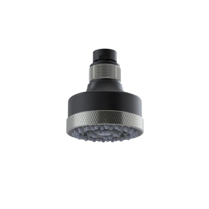 Rubinet 3 FUNCTION SHOWER HEAD Matt Black