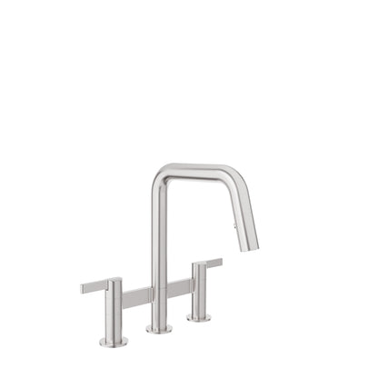 Baril Bridge kitchen faucet with 2-function pull-down spray
