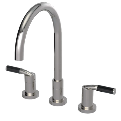 Rubinet Widespread Kitchen Set Polished Nickel