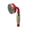 Rubinet 3 Function Hand Held Shower Only Red