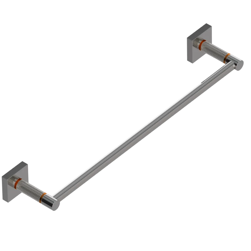 Rubinet 18" TOWEL BAR Polished Nickel