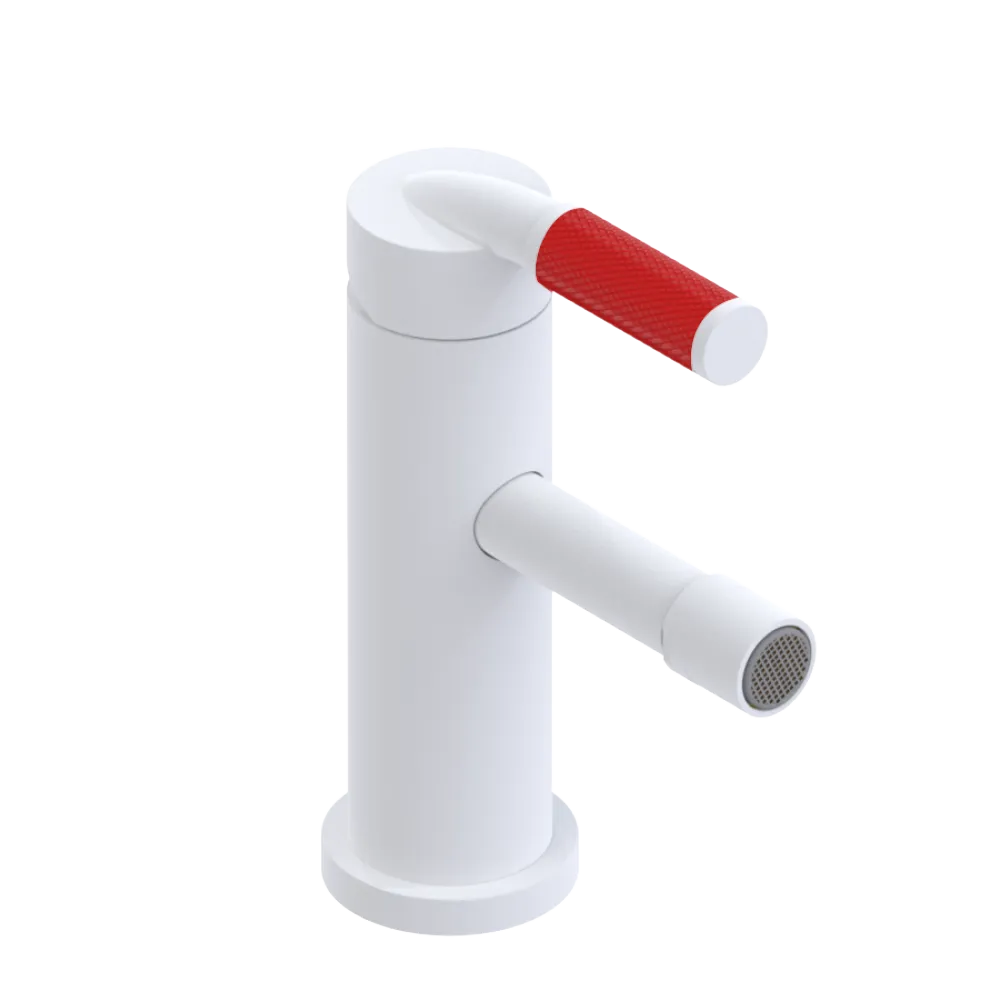 Rubinet Single Control Bidet Fitting (less drain) Matt White