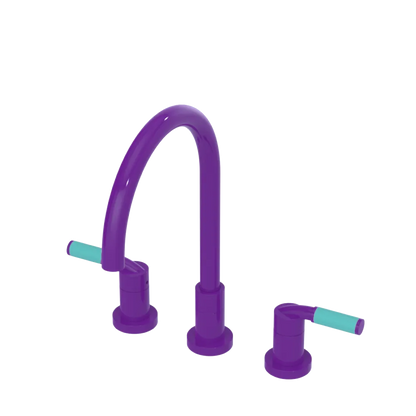 Rubinet Widespread Kitchen Set Purple Haze