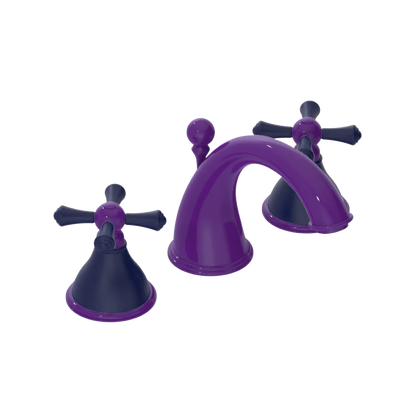 Rubinet Widespread Lav. Set. (less drain) Purple Haze