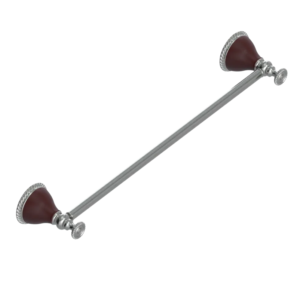 Rubinet Towel Bar 18" Satin Nickel