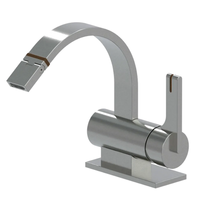 Rubinet Single Control Bidet Fitting (less drain) Satin Nickel